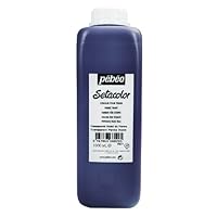 Pebeo Setacolor Light Fabrics Paint 1-Liter Bottle, Parma Violet