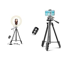 UBeesize 12 inch Ring Light with Stand with 54'' Camera Tripod