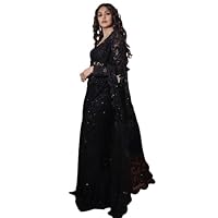 Bollywood Style Black Saree with Blouse