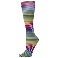 Celeste-Stein-CMPS-3-2209 Womens 20-30 mmHg Compression Sock - Mixed Stripes