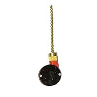 Harbor Breeze 6.5-in Brass Metal Pull Chain Connector