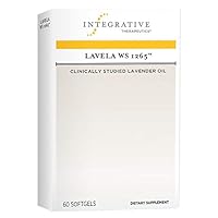 Integrative Therapeutics – Lavela WS 1265 - Clinically Studied Lavender Essential Oil Supplement - Calms Nervousness* - Reduces Stress* - 60 Softgels