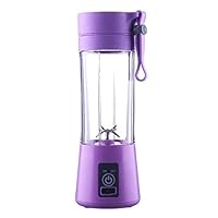 Shiny Reflections - 13-Ounce USB-Rechargeable Fruit Blender - Purple
