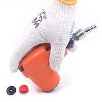 Mini Air Pneumatic Hammer Handheld Automatic Palm Hammer Pneumatic Auto Hammer 1000 Stroke with Ultra Soft Plastic Hammer Tip for Tire Repair Vehicle Maintenance