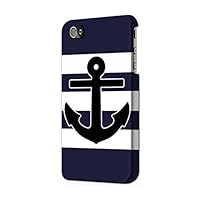 R2758 Anchor Navy Case Cover for iPhone 5 5S SE