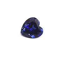 Sapphire Heart Shape Faceted Sapphire Gemstone Mohs Hardness 9 Grade AAA Cutting Royal Blue Sapphire Gem SP065