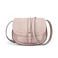 Crossbody Bag for Women Vintage Leather Saddle Handbags Small Satchel Shoulder Bag