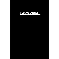 Lyrics Journal Songwriting Book: Lyrics Notebook To Write In | Lined/Ruled Paper & Manuscript Paper For Lyrics & Music | Songwriting Journal Gift For Music Lovers, Students, Songwriters