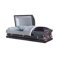 Falcon Blue Metal Casket