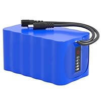 12V 24000mAh Lithium-ion Battery Pack 18650 4S6P Large Capacity Rechargeable Battery with Power Display