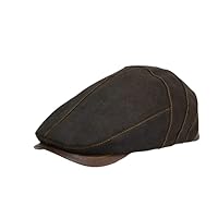 Letter RE-H-1701007-DARK Men's Large Size Hunting Hat, Autumn, Winter, Mud Dyed Canvas, Doro Hunt Cotton, Men's Hat