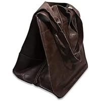 Women Oversize Weekender Handbags PU Leather Tote Bag Retro Style Tote Bag One-Shoulder Handbag Shopping Bag With Pocket