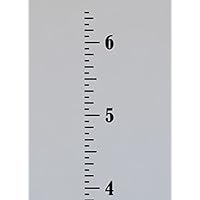 Vintage Ruler Oversized Plain Growth Chart Decal Vinyl 6 Foot Wall Stickers