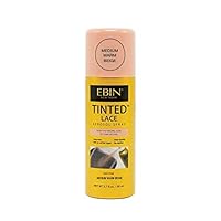 Tinted Lace Spray - Medium Warm Beige 2.7oz/ 80ml, Quick dry, Water Resistant, No Residue, Water Resistant, Even Spray, Matching Skin Tone, Natural Look
