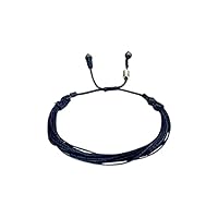 Custom Men's and Women's Nautical Multistrand String Bracelet - Handmade Customized Solid Colored Macrame Friendship Bracelet with Hematite Stones