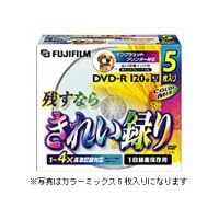 FUJIFILM VDRP120GX10 WT 4X DVD-R ForVIDEO White 10 Sheets