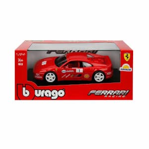 Bburago 18-26306 1/24 Scale - Ferrari F355 Challenge, Red