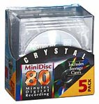 Memorex Crystal 80-Minute Minidisc Media (5-Pack with Case) (Discontinued by Manufacturer)