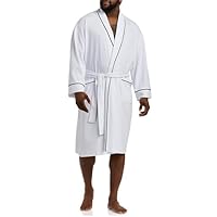DXL Big + Tall Essentials Men's Big and Tall Lightweight Robe
