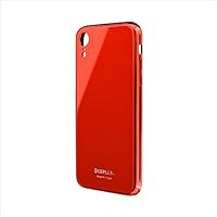 ルプラス(Leplus) iPhone XR Back Glass Shell Case Shell Glass Premium Red