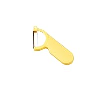 Odorless Peeler, Accessory Kits On Bakery; Dessert Store; Cool Drink Store; Canteen; Rental House; Kitchen, 130x65(MM), Yellow, 4 Pieces Fruit Vegetable Grater Slicer Peelers.
