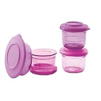 Aspiration's Tupperware Preludio Bowls Pack of 4 pcs [ Purple Color || 150 ML ] (Color May Vary)…