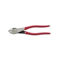 Klein Tools D228-7 Pliers, Diagonal Cutting Pliers with High-Leverage Design, 7-Inch, Made in USA