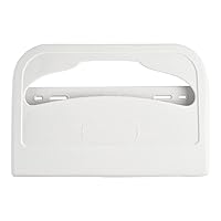 Wall Mount Half-Fold Toilet Seat Cover Dispenser for Commercial/Washroom/Office, Seat Cover Paper Sold Separately, White, 3100-EZ