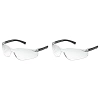 9200045 Sportster Lightweight Wraparound Anti-Fog Anti-Scratch Lens Safety Glasses, Clear