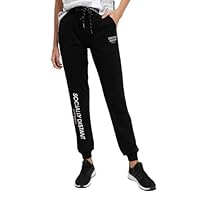 Jessica-Stuff Regular Fit Women Black Pure Cotton Trousers (26196)