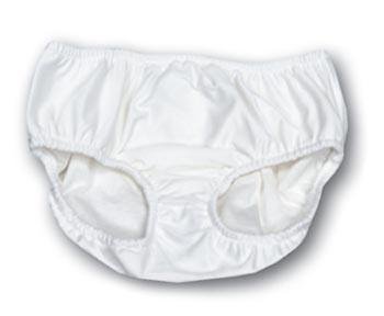 Adult Swim Diapers - Reusable Diaper for the Pool (M-Waist: 30-40; Leg: 19-25, White) by Swimsters