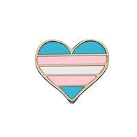 Lovely Colorful Heart Enamel Pins Rainbow Heart-Shape Brooch Pride Badges Clothes Lapel Pin