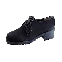 Masie Women's Wide Width Leather Lace Up Oxford Shoes