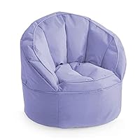 Canvas Bean Bag Chair, Purple, Large