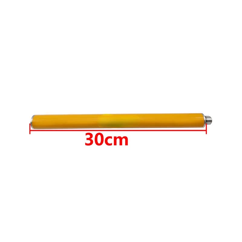 5pcs Aluminum 30cm Length With White Logo Surveying Pole Antenna Extend Section For GPS + 5/8 x 11 Thread Both Ends