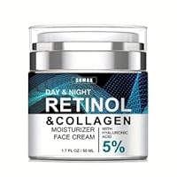 Night and Day Moisturizing Retinol Cream - Cream with Collagen,Retinol & Hyaluronic Acid - Skin Care Moisturizer for Women and Men - For All Skin Type - 1.85 Floz/55ml