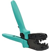 Solar PV Cable Crimping Tool for Solar Connectors, AWG14/12/10/8, 2.5/4/6/10mm2, Solar Crimper (green)