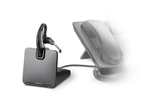 Plantronics CS530 Office Wireless Headset with Extended Microphone, Single
