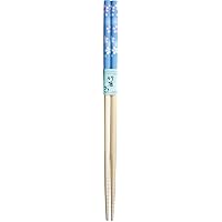 Alphax 906384 Chopsticks, Blue, 8.9 inches (22.5 cm), White Bamboo Chopsticks, Cherry Blossom