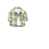 Boys and Girls Spring Autumn Cotton Striped 1-7 Years Old Long-Sleeved Shirt for Children. (as1, Alpha, x_l, Nb:14)