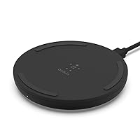 Wireless Charger - Qi-Certified 10W Max Fast Charging Pad - Quick Charge Cordless Flat Charger - Universal Qi Compatibility for iPhone, Samsung Galaxy, AirPods, Google Pixel, and more