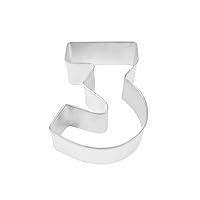 R&M Number 3 Cookie Cutter in Durable, Economical, Tinplated Steel