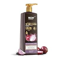 W.OW Onion Oil Shampoo with Red Onion Seed Oil Extract, Black Seed Oil & Pro-Vitamin B5 | Controls Hair fall | Helps Strengthen Hair | No Sulphate No Paraben | For Men & Women - 1ltr