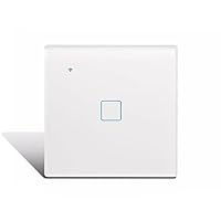 Interruptor Touch Switch Inteligente Wall Light Switches Smart Wireless Remote Control EU/UK Tuya 1GANG White