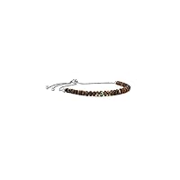 Natural Boulder Opal Beads Sterling Silver Slider Bracelet 10 Inch, Adjustable Bracelet, Jewelry For Girls & Women