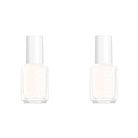essie Nail Polish, Glossy Shine Sheer White, Marshmallow, 0.46 Ounce (Pack of 2)