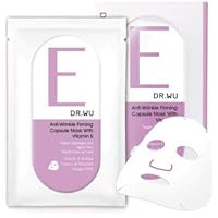 DR. WU Anti-Wrinkle Firming Capsule Mask with VIT E 3's - Effectively Prevents Skin Aging, elevating Skin Firmness and Elasticity