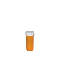 Ezy Dose Pill, Medicine, Vitamin Container & Vial, 8 Dram Storage, Child-Resistant Cap (Case of 385)