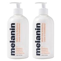 Melanin Multi-Use Softening Leave In Conditioner,16 Oz. Formulated with Nourishing Baobab Oil, Turnip Root,ProVitamin B5,Hydrate, Soften and Condition, 16 Fl Oz (Pack of 1) (Two Pack)