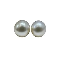 10.70 MM Size (Approx.) AA Luster Loose Pearl Cream Color Oval Shape Pearl Beads Natural Real South Sea Pearl Personalize Gift